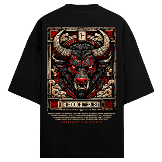 DARK OX  - BOB WORLDS 220 GSM Oversized T-Shirt